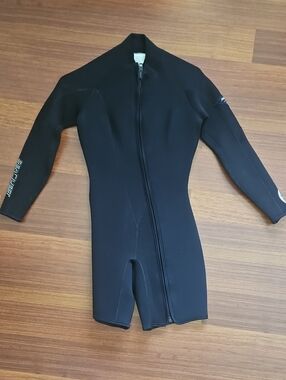 SEAQUEST Vintage 90's Shorty Wetsuit 3mm Scuba Diving Snorkal Water Sports 5/6